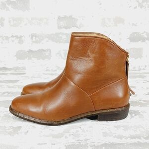 Ugg Australia Bruno Brown Ankle Boots Booties 1018942 Leather Ankle Boots T636